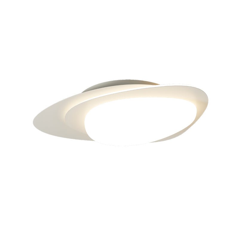 Solara Plafonnier Noyer Ovale Organique LED - Neutralighting