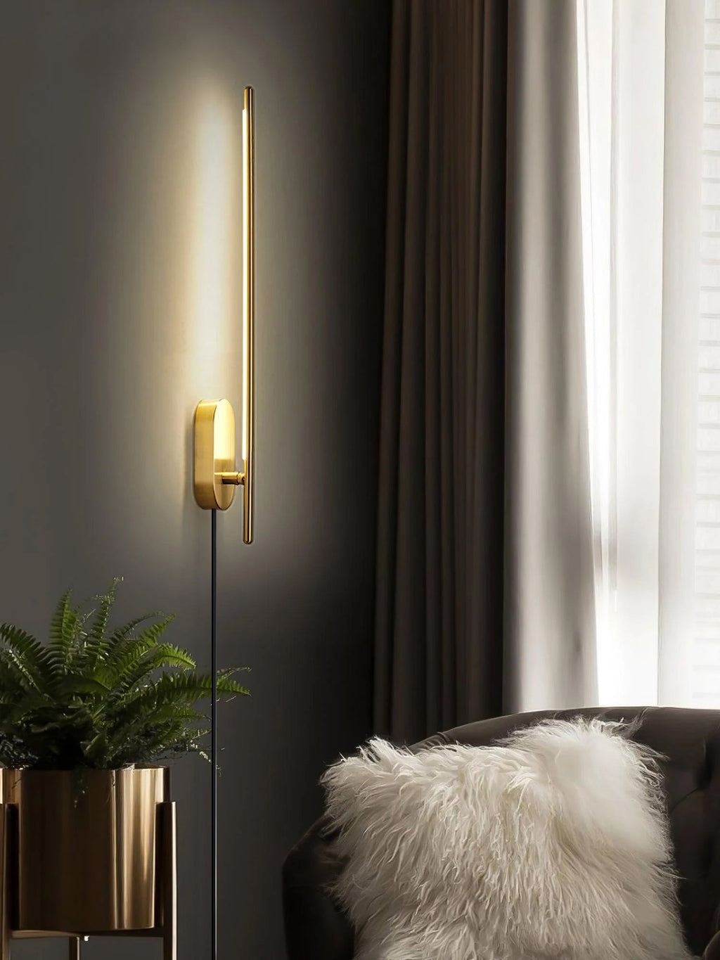 Lustra Wall Lamp Stick Plug In Minimalist - Neutralighting