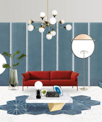Lustra Chandelier Stilnovo en Laiton Noir et Verre - Neutralighting