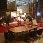 Lustra Chandelier Stilnovo en Laiton Noir et Verre - Neutralighting