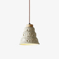 Ilphaeth Nordic Art Cloche Pierre Bois Pendentif Lumière - Neutralighting