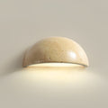Vethayra Demi-Dôme Travertin Luminaire Mural - Neutralighting