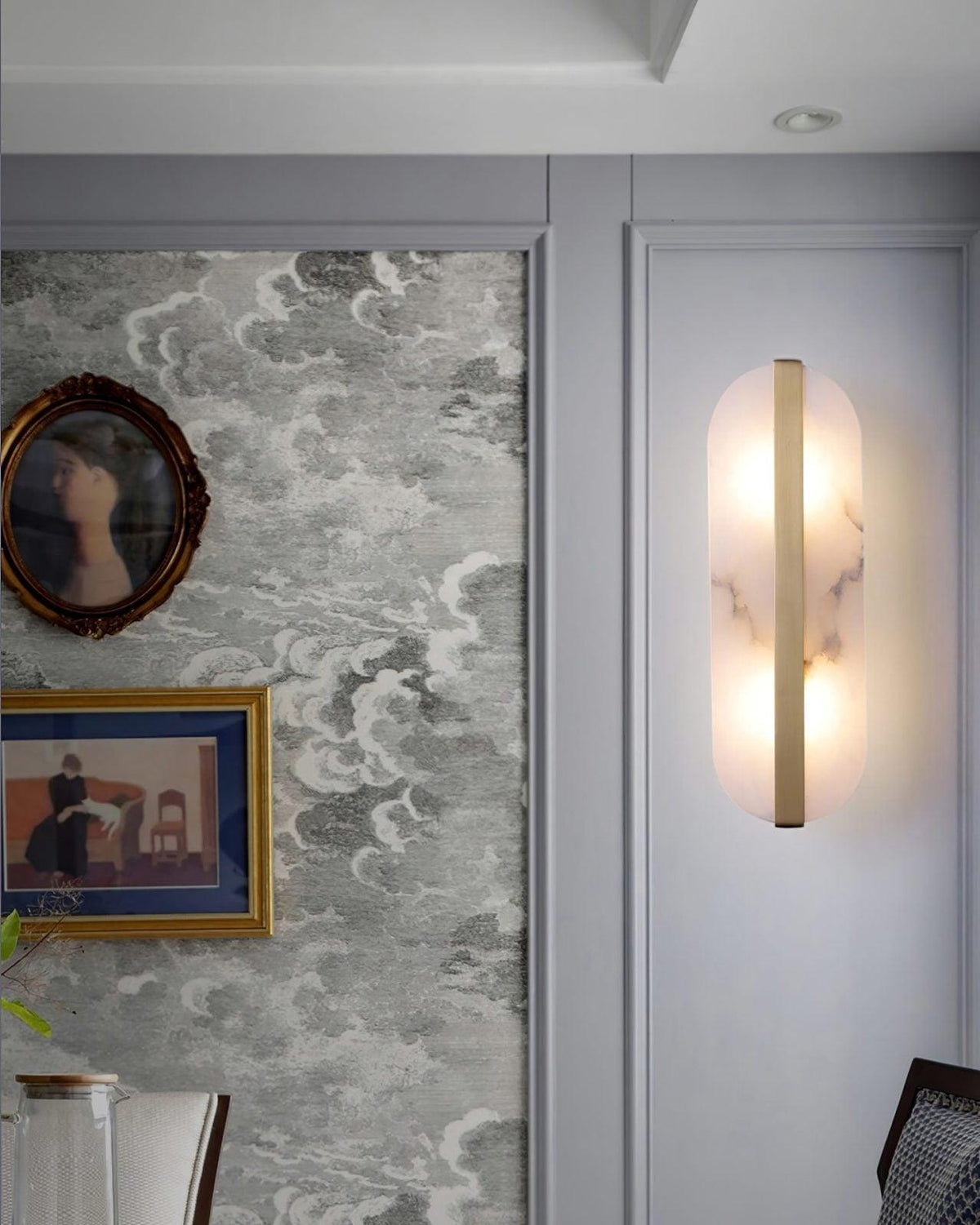 Calura Lampe Murale Double en Albâtre - Neutralighting