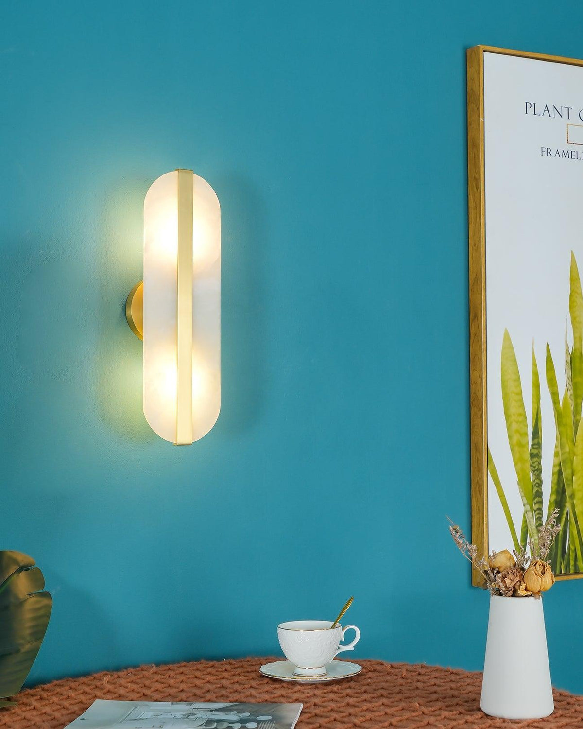 Calura Lampe Murale Double en Albâtre - Neutralighting