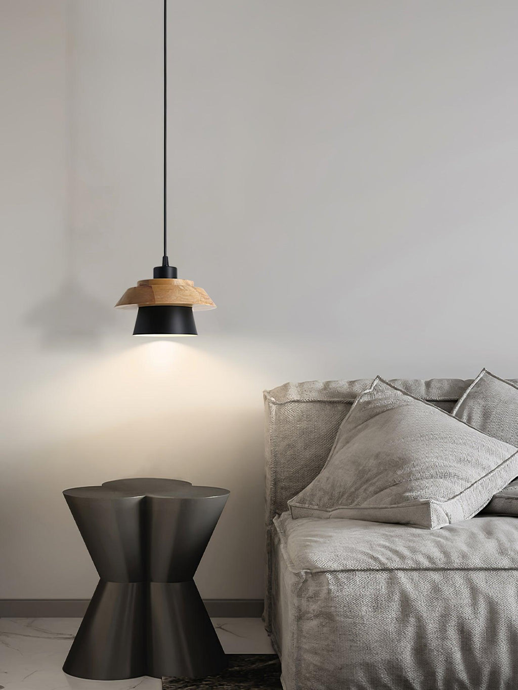 Nadro Lampe Suspendue Moderne en Bois - Neutralighting