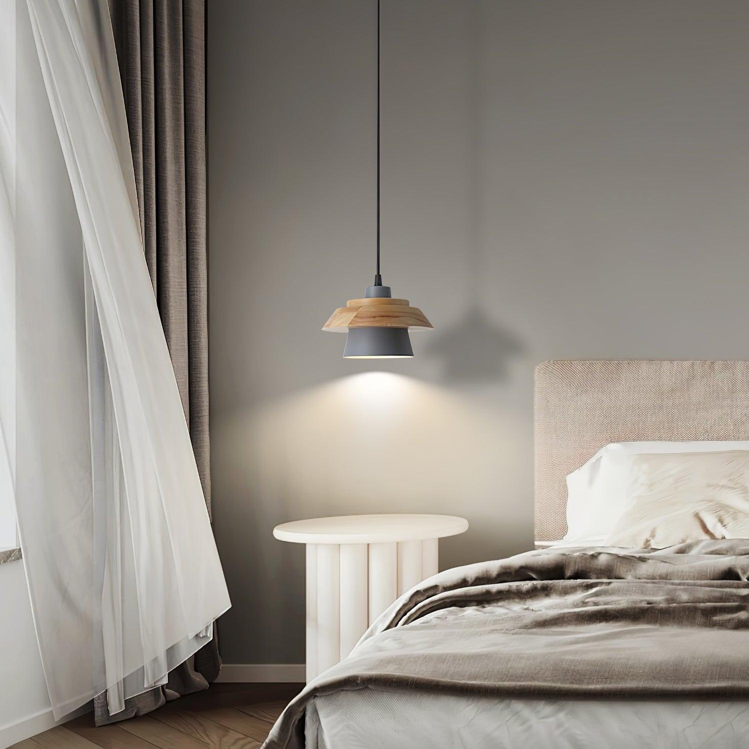 Nadro Lampe Suspendue Moderne en Bois - Neutralighting