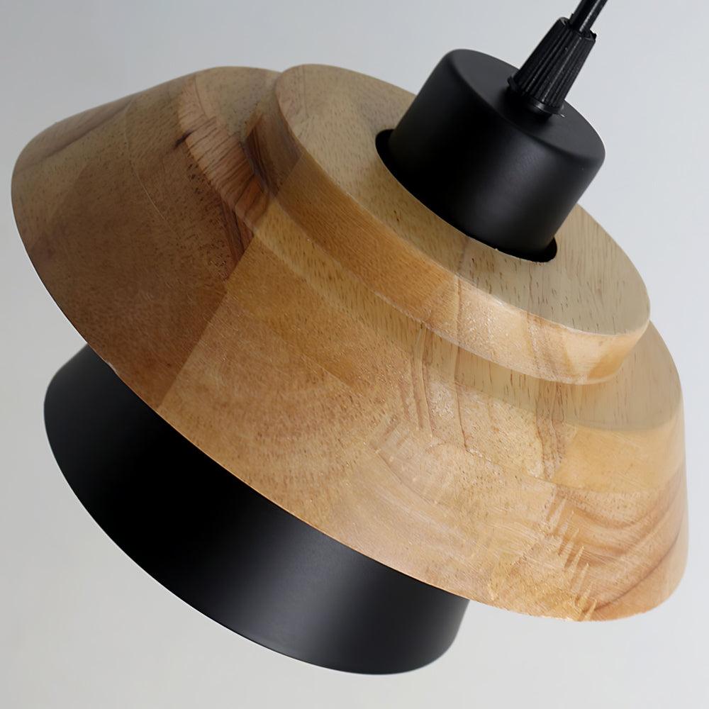 Nadro Lampe Suspendue Moderne en Bois - Neutralighting