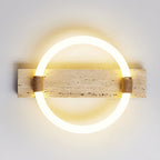 Elmaryra Applique Murale en Travertin Anneau - Neutralighting