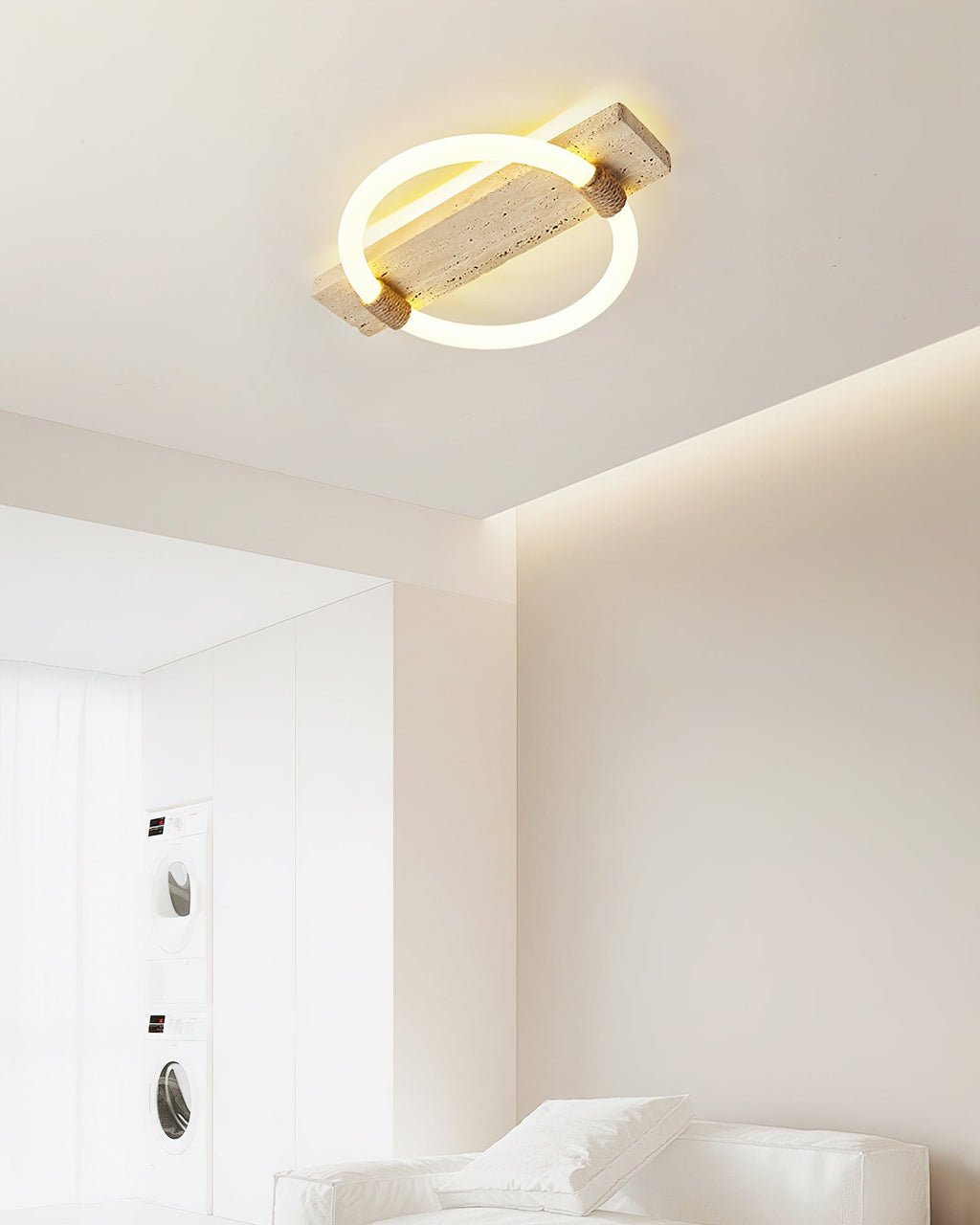 Elmaryra Applique Murale en Travertin Anneau - Neutralighting