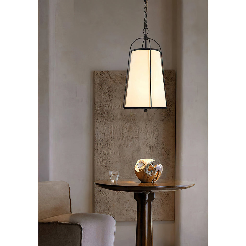 Flare Lampe Suspendue en Métal et Tissu Style Industriel Vintage - Neutralighting