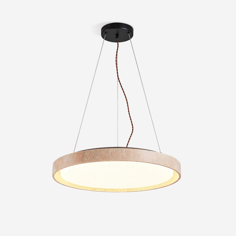 Tracy Lampe Pendante Minimaliste en Travertin - Neutralighting