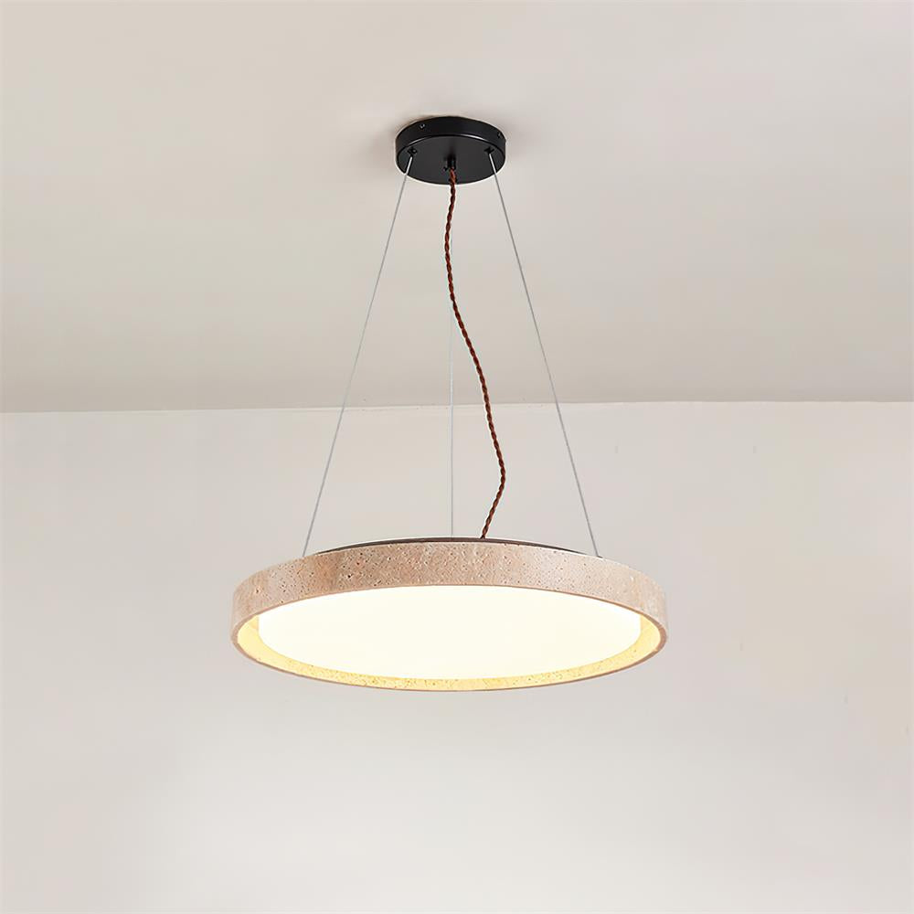 Tracy Lampe Pendante Minimaliste en Travertin - Neutralighting