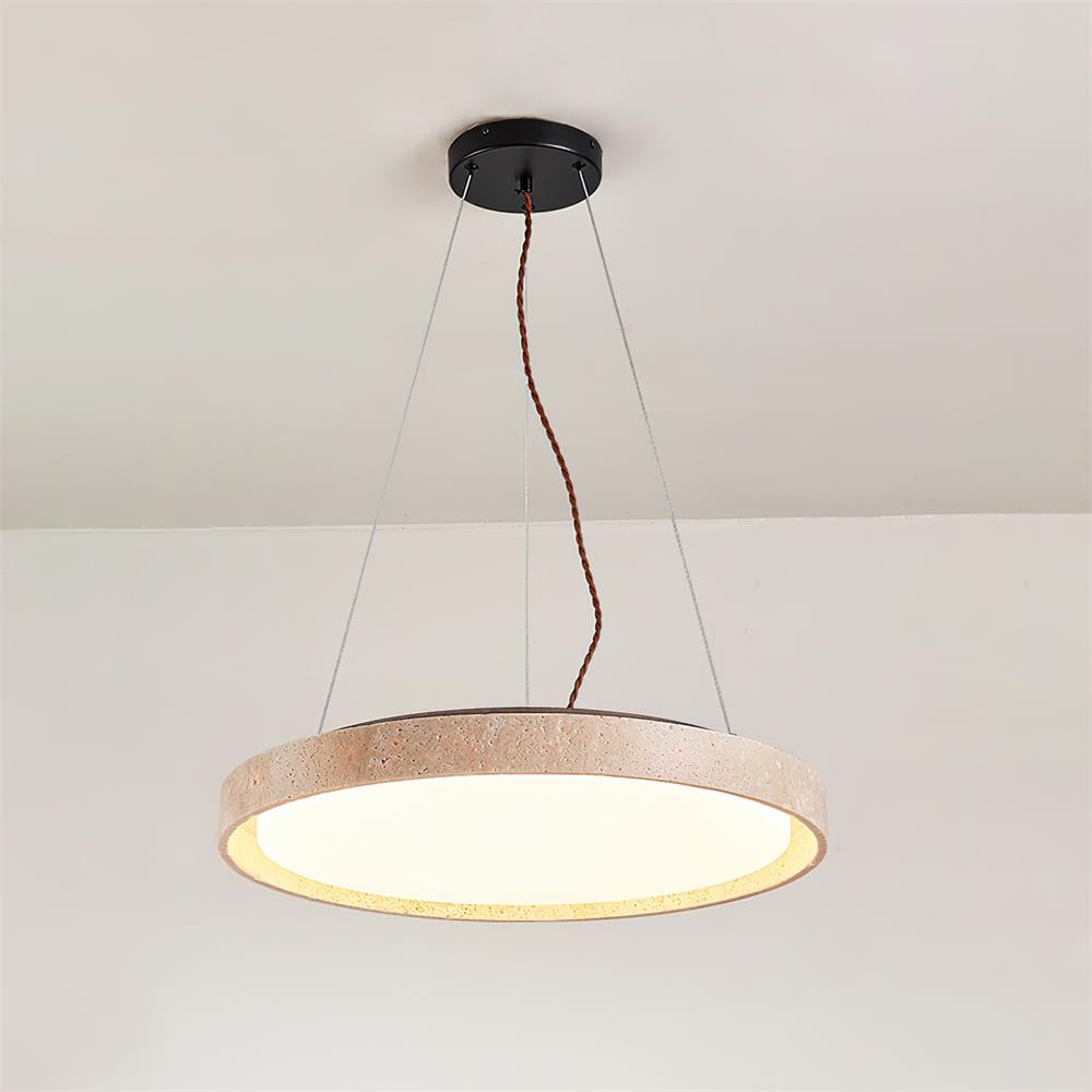 Tracy Lampe Pendante Minimaliste en Travertin - Neutralighting