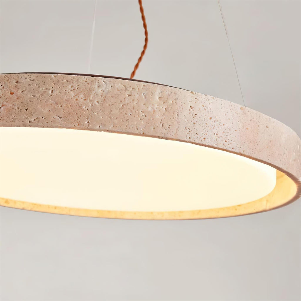 Tracy Lampe Pendante Minimaliste en Travertin - Neutralighting