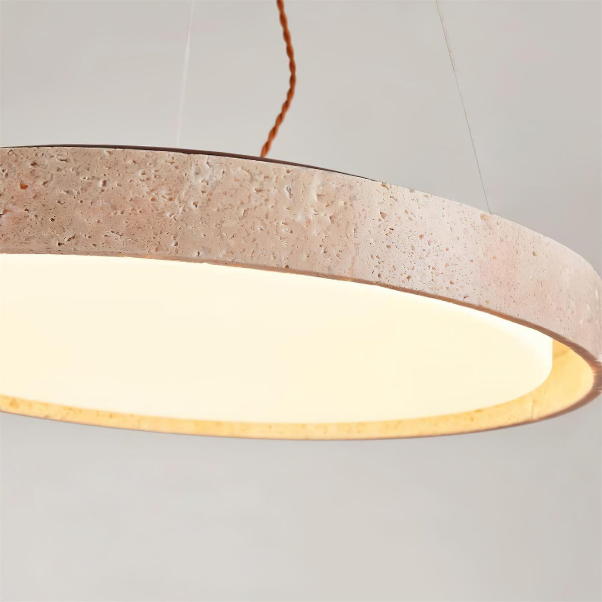 Tracy Lampe Pendante Minimaliste en Travertin - Neutralighting