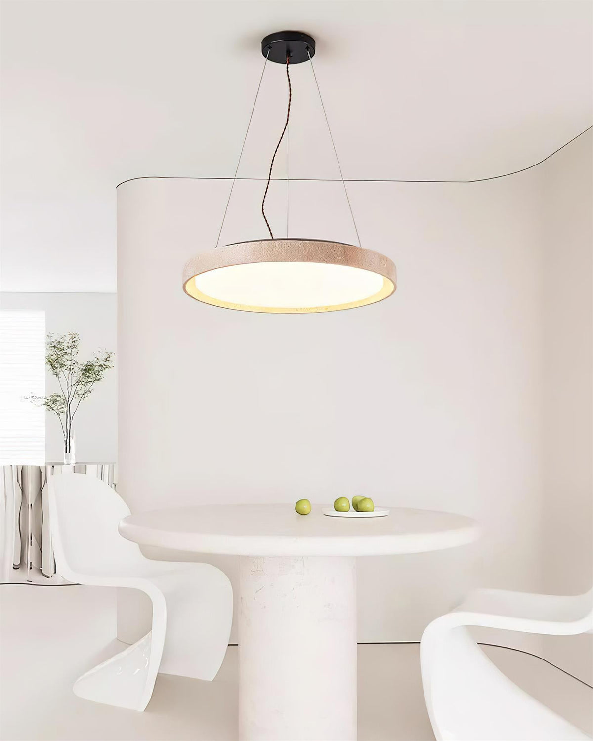 Tracy Lampe Pendante Minimaliste en Travertin - Neutralighting