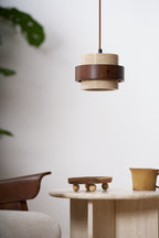 Cumirora Suspension Cylindre Superposé en Travertin - Neutralighting
