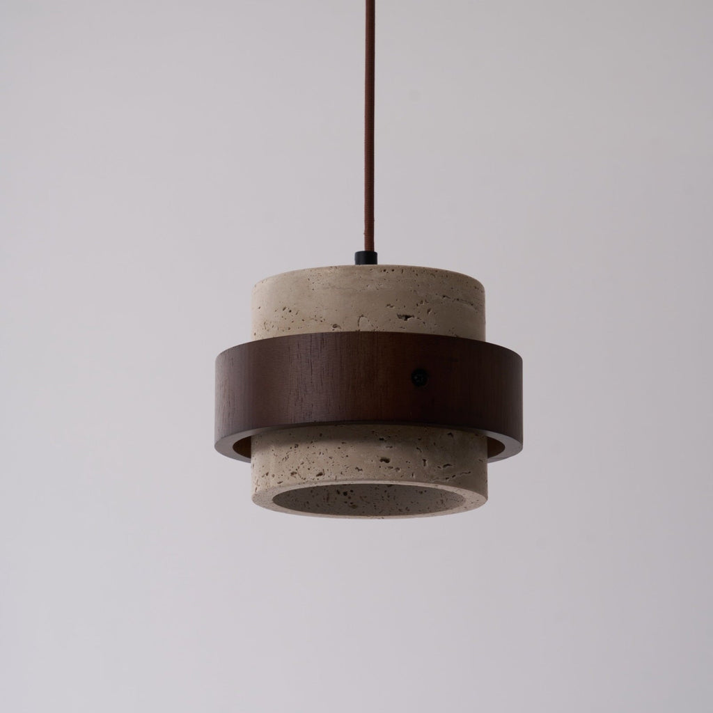 Cumirora Suspension Cylindre Superposé en Travertin - Neutralighting