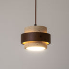 Cumirora Suspension Cylindre Superposé en Travertin - Neutralighting