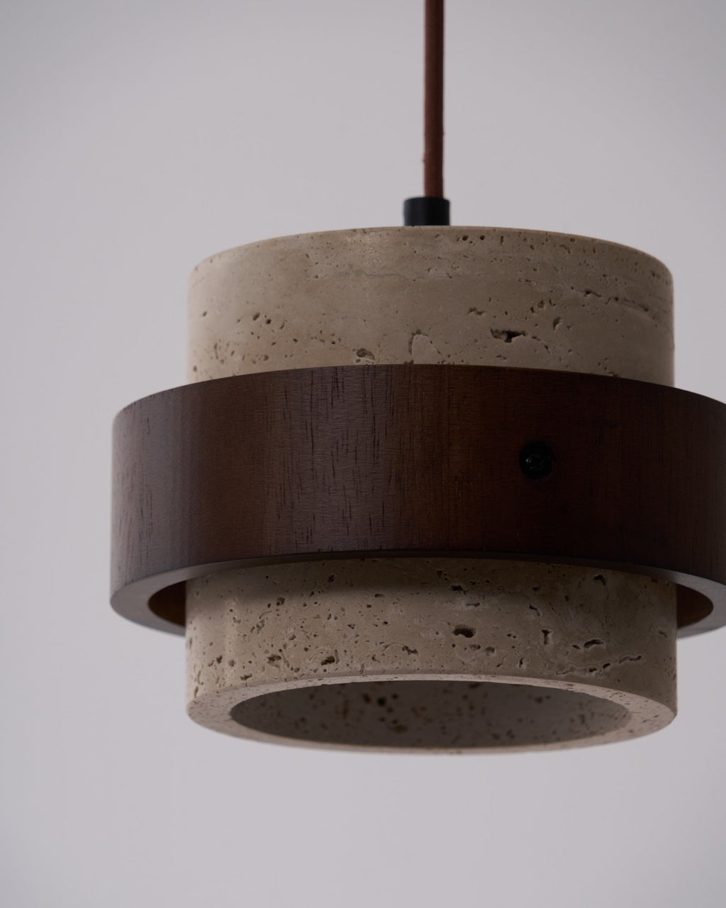 Cumirora Suspension Cylindre Superposé en Travertin - Neutralighting
