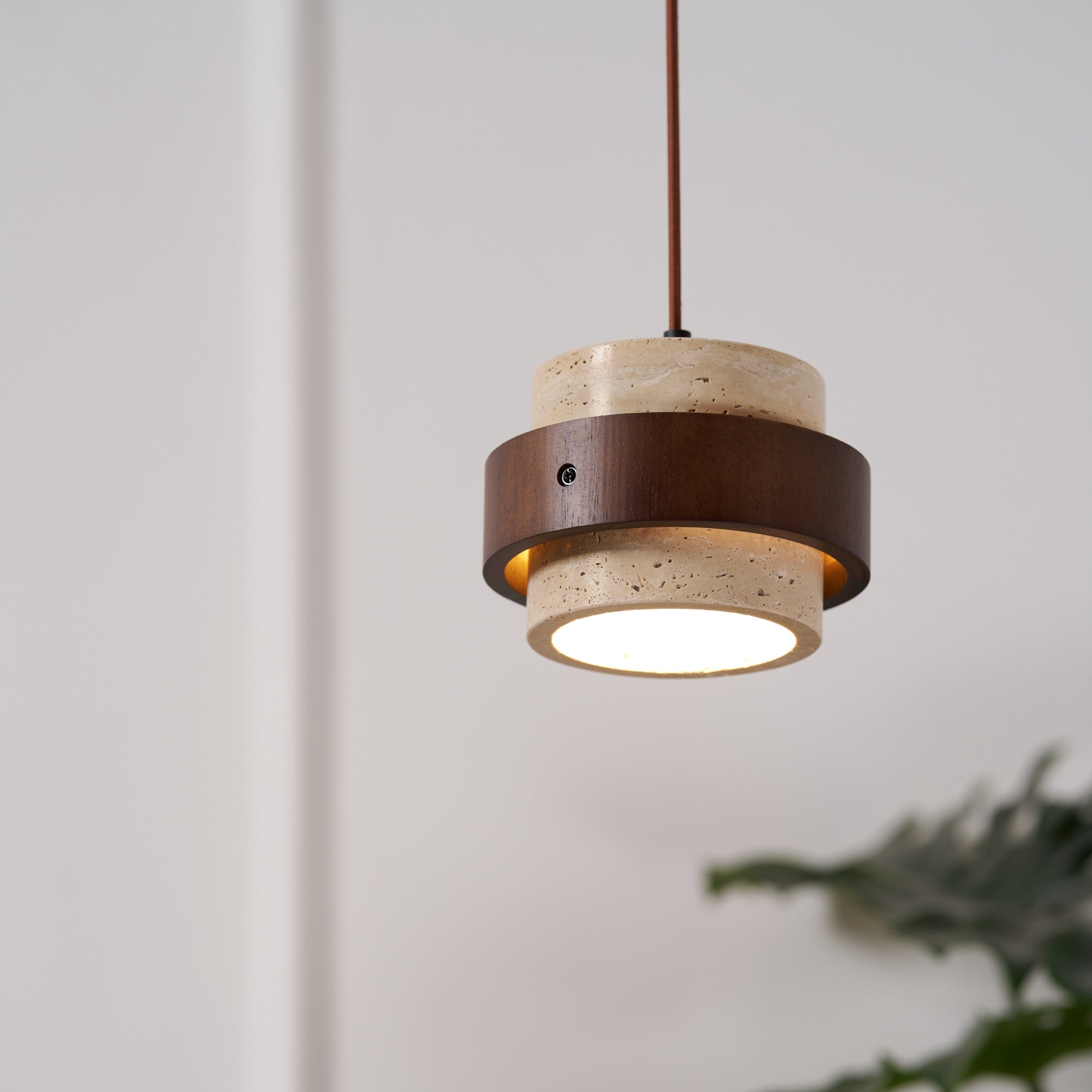 Cumirora Suspension Cylindre Superposé en Travertin - Neutralighting