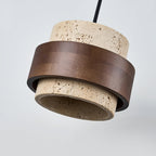 Cumirora Suspension Cylindre Superposé en Travertin - Neutralighting