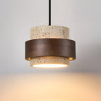 Cumirora Suspension Cylindre Superposé en Travertin - Neutralighting