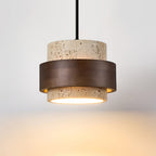 Cumirora Suspension Cylindre Superposé en Travertin - Neutralighting