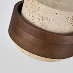 Cumirora Suspension Cylindre Superposé en Travertin - Neutralighting
