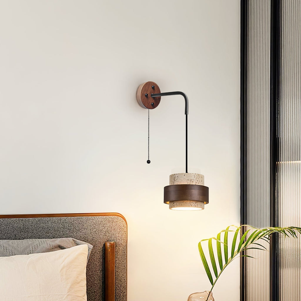 Alva Applique Murale en Travertin - Neutralighting