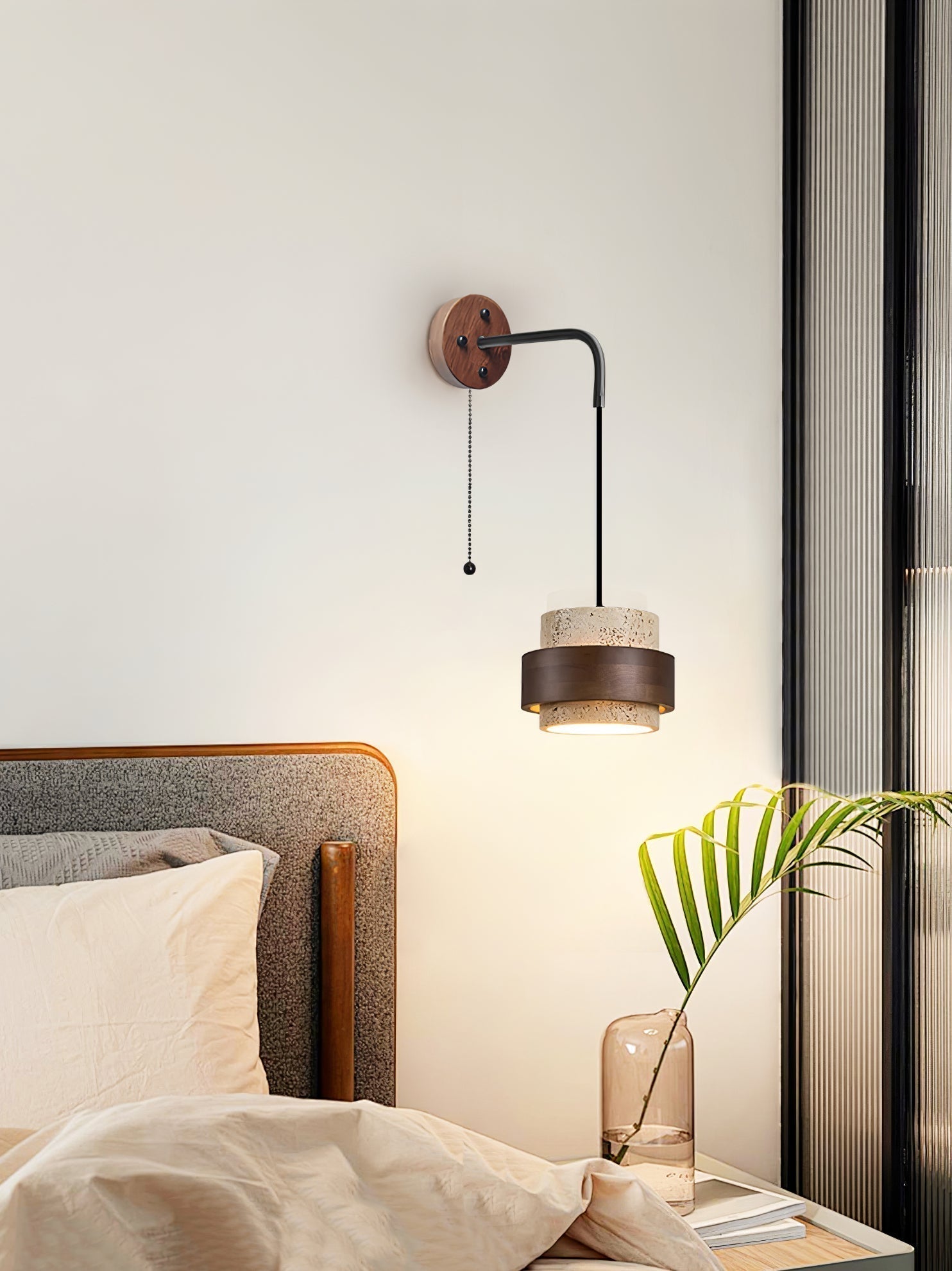 Alva Applique Murale en Travertin - Neutralighting