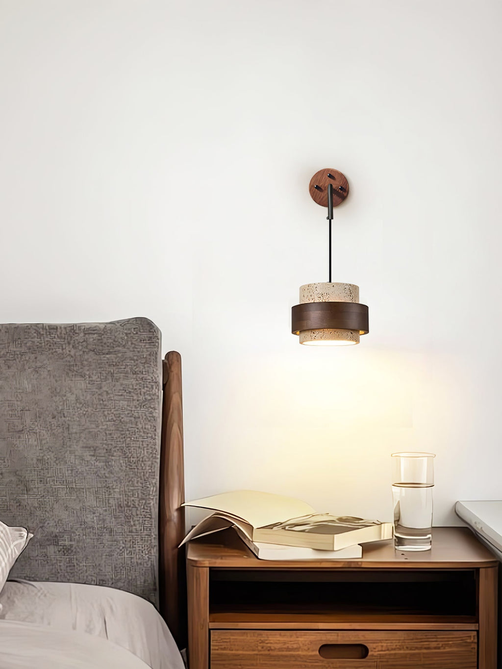 Alva Applique Murale en Travertin - Neutralighting