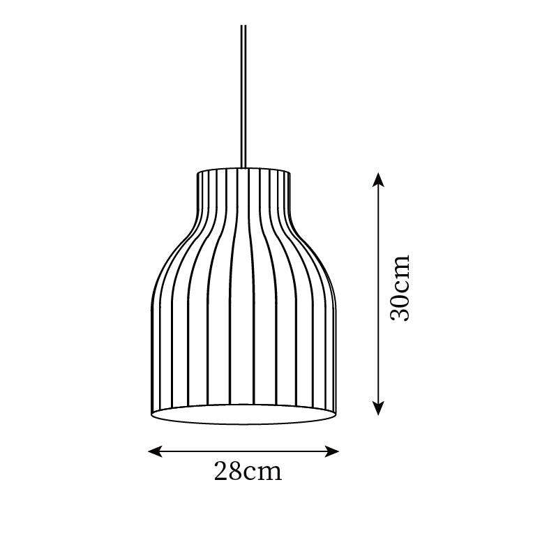 Lampe Pendante Abat-jour en Soie Pliée Courbée Moderne Minimaliste - Neutralighting