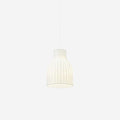 Lampe Pendante Abat-jour en Soie Pliée Courbée Moderne Minimaliste - Neutralighting