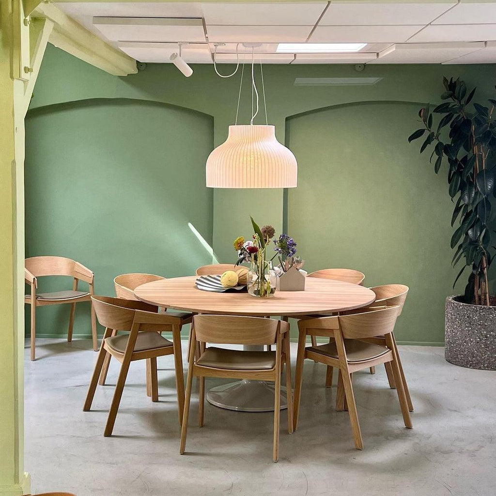 Lampe Pendante Abat-jour en Soie Pliée Courbée Moderne Minimaliste - Neutralighting