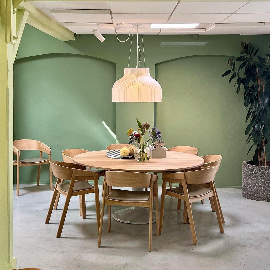Lampe Pendante Abat-jour en Soie Pliée Courbée Moderne Minimaliste - Neutralighting