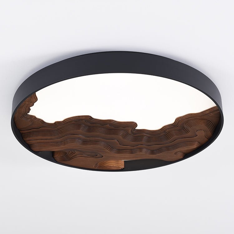 Lustra Plafonnier Bois Oriental Naturel - Neutralighting