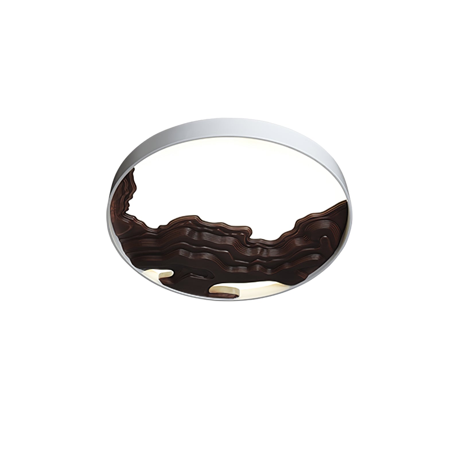 Lustra Plafonnier Bois Oriental Naturel - Neutralighting