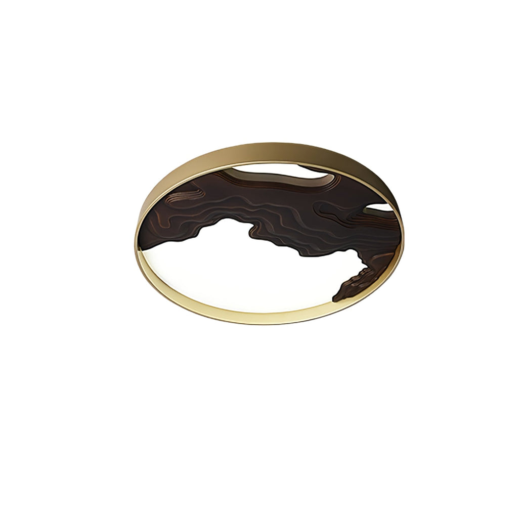 Lustra Plafonnier Bois Oriental Naturel - Neutralighting