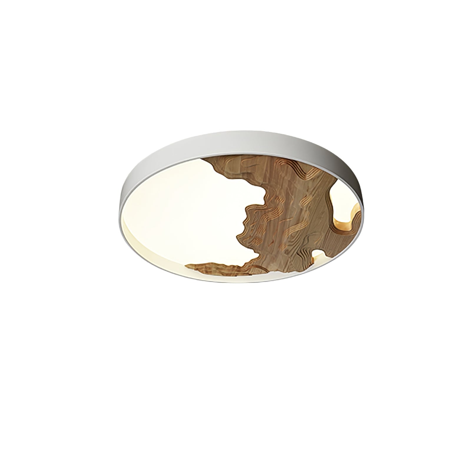 Lustra Plafonnier Bois Oriental Naturel - Neutralighting