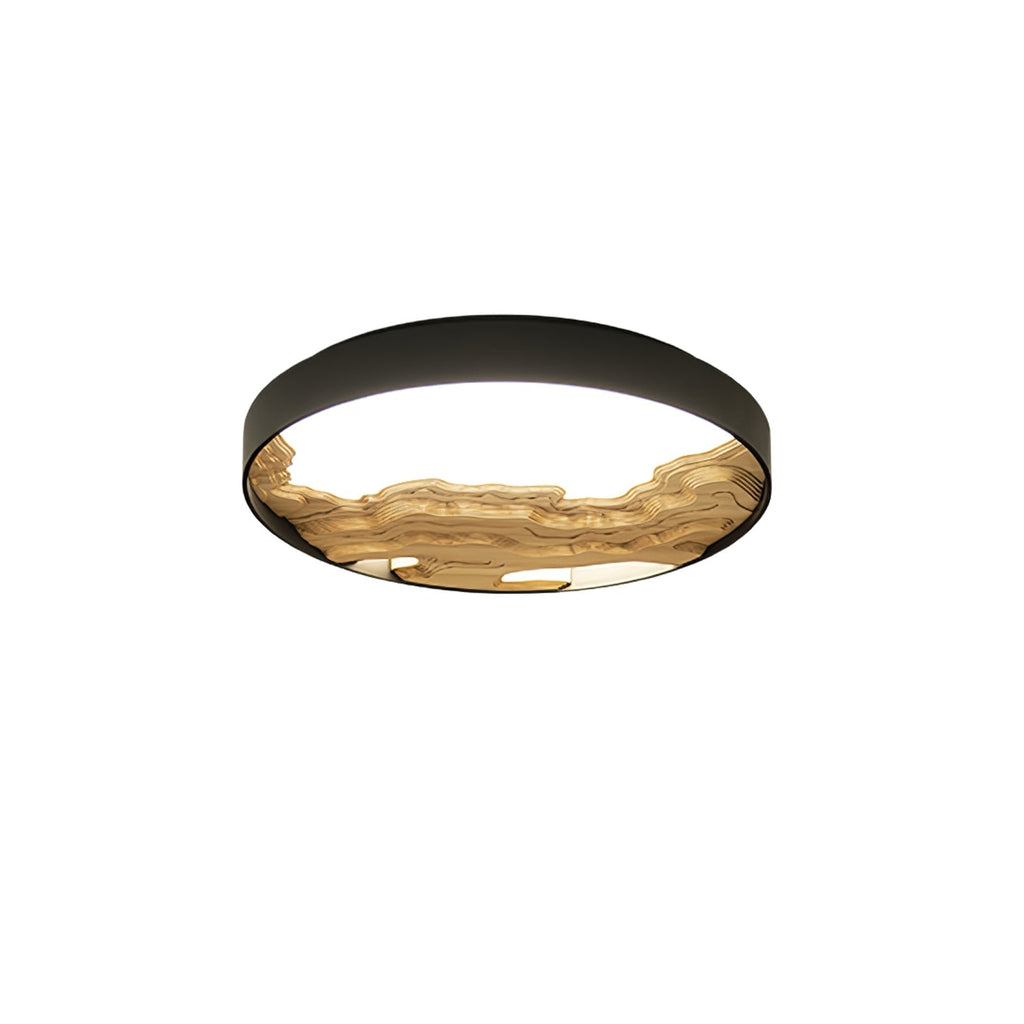 Lustra Plafonnier Bois Oriental Naturel - Neutralighting