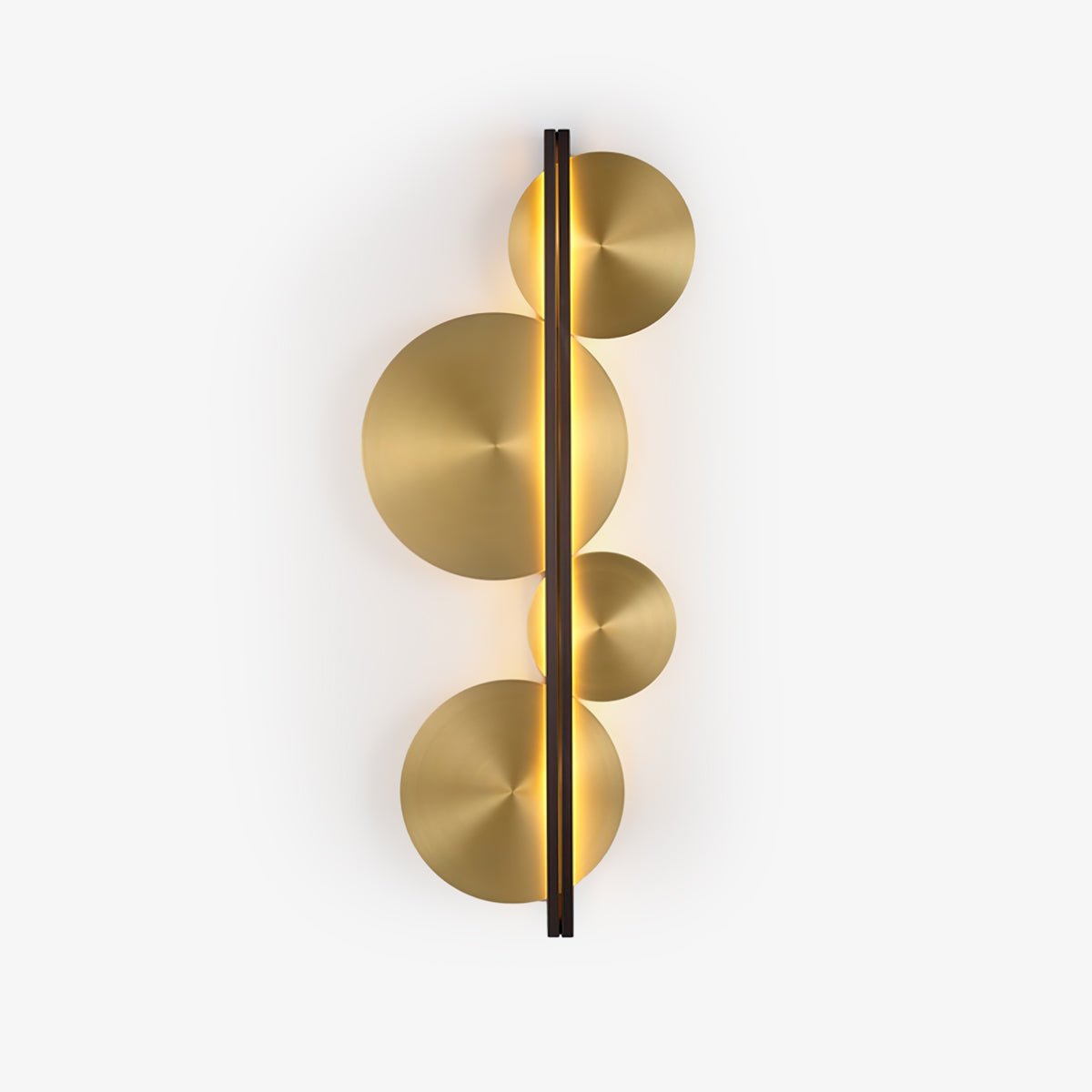 Lustra Applique Murale Dorée Circulaire Sculpturale - Neutralighting