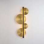Lustra Applique Murale Dorée Circulaire Sculpturale - Neutralighting