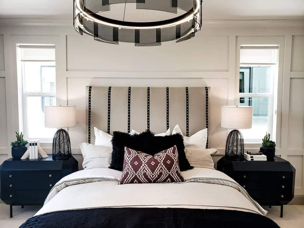 LustraChandelier LED Anneau en Noir Moderne - Neutralighting
