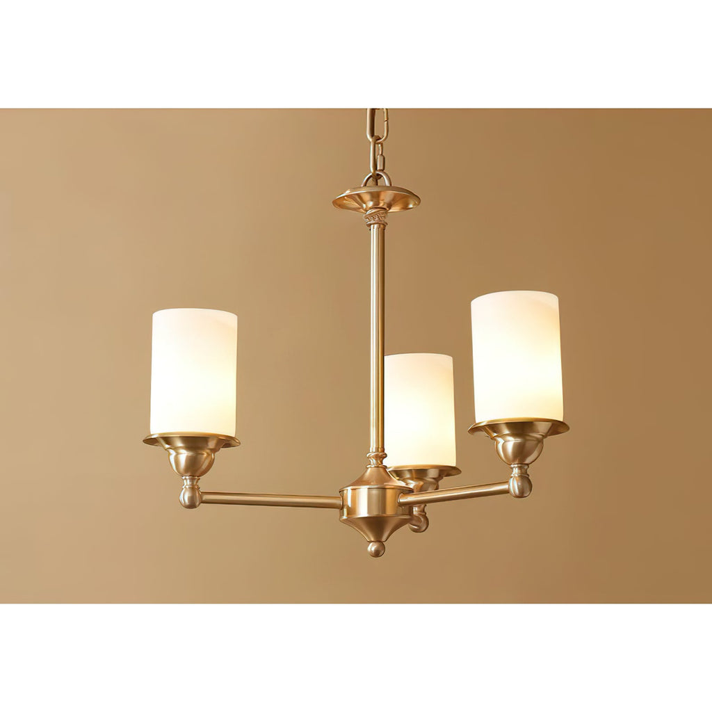 Idorara Postmodern Luxe Laiton Verre Lustre - Neutralighting