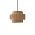 Thyra Lampe Pendante Paille Traditionnelle Rétro - Neutralighting
