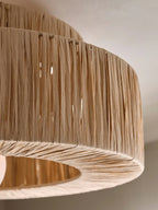 Thyra Lampe Pendante Paille Traditionnelle Rétro - Neutralighting