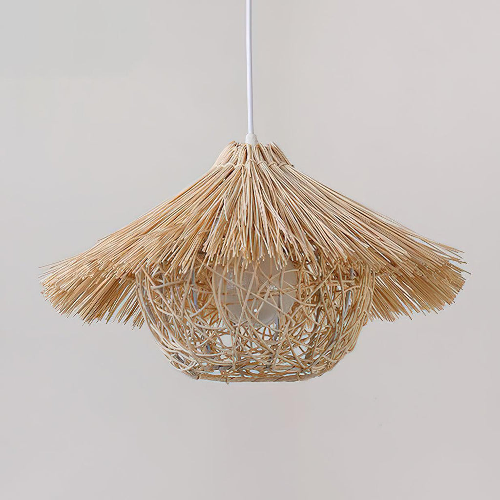 Catala Lampe Pendante en Rattan Chapeau de Paille - Neutralighting