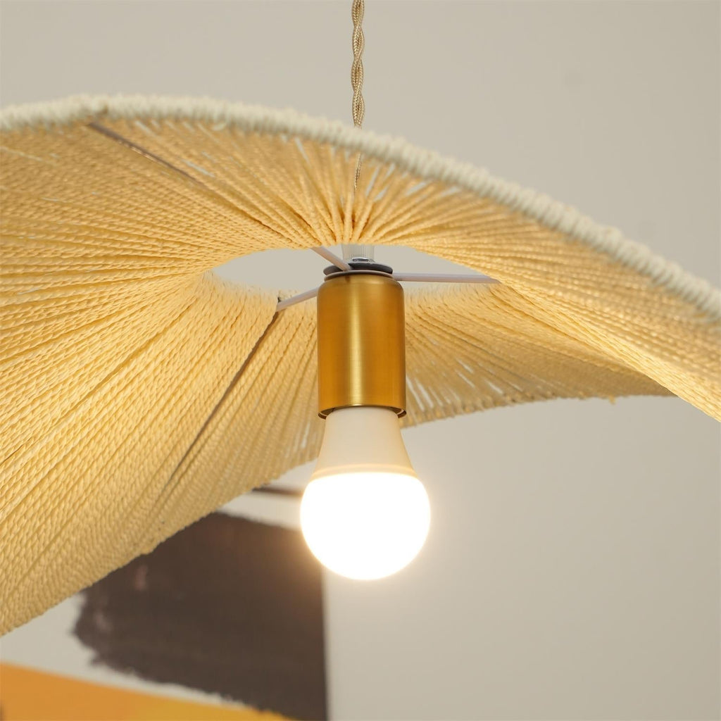 Solara Lampe Pendante Rattan Naturel Tissé à la Main - Neutralighting