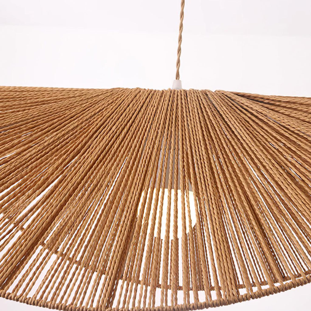 Solara Lampe Pendante Rattan Naturel Tissé à la Main - Neutralighting